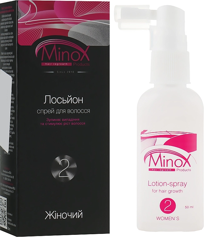 MinoX Лосьон-спрей для роста волос 2 Lotion-Spray For Hair Growth - фото N1