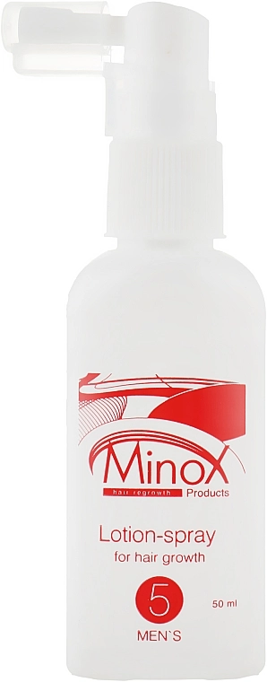 MinoX Лосьон-спрей для роста волос 5% Lotion-Spray For Hair Growth - фото N5