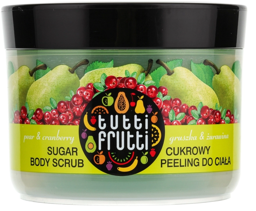 Farmona Пилинг сахарный для тела "Груша и Клюква" Tutti Frutti Sugar Scrub - фото N2