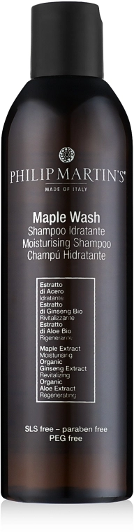 Philip Martin's Зволожуючий шампунь для сухого волосся Maple Wash Hudrating Shampoo - фото N1