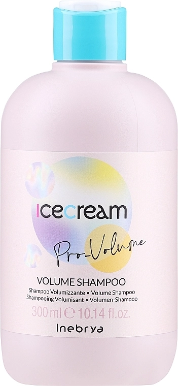 Inebrya Шампунь для тонкого волосся Ice Cream Volume Shampoo - фото N1