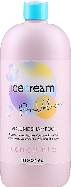 Inebrya Шампунь для тонкого волосся Ice Cream Volume Shampoo - фото N3