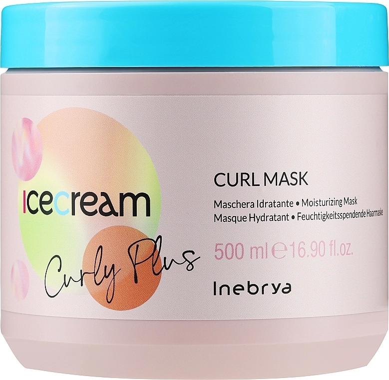 Inebrya Маска для кучерявого волосся Ice Cream Curly Plus Curl Mask - фото N1