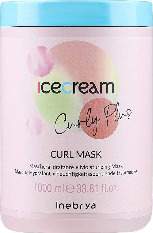 Inebrya Маска для кучерявого волосся Ice Cream Curly Plus Curl Mask - фото N3