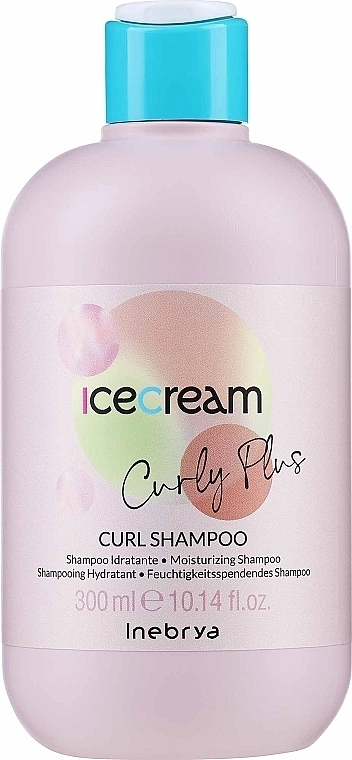 Inebrya Шампунь для вьющихся волос Ice Cream Curly Plus Curl Shampoo - фото N1