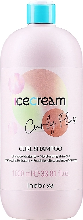 Inebrya Шампунь для вьющихся волос Ice Cream Curly Plus Curl Shampoo - фото N3