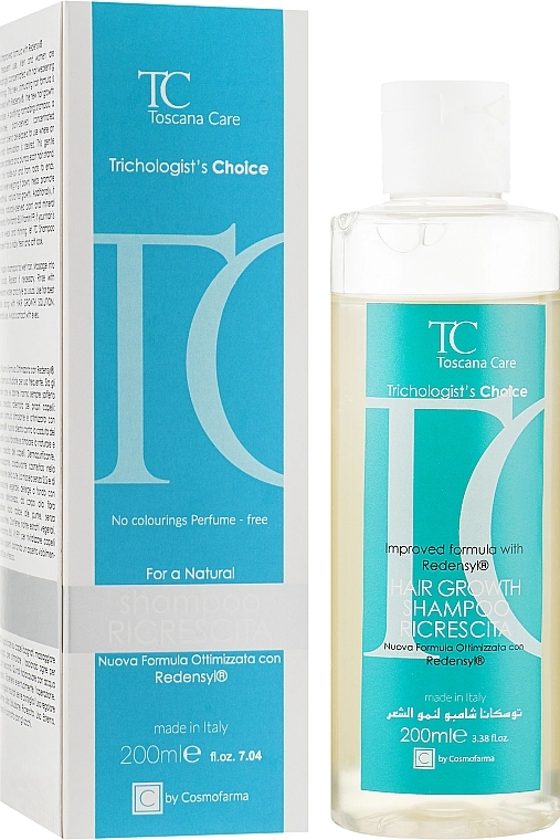 Cosmofarma Шампунь для стимуляції росту волосся Toscana Care Shampoo Ricrescita - фото N1