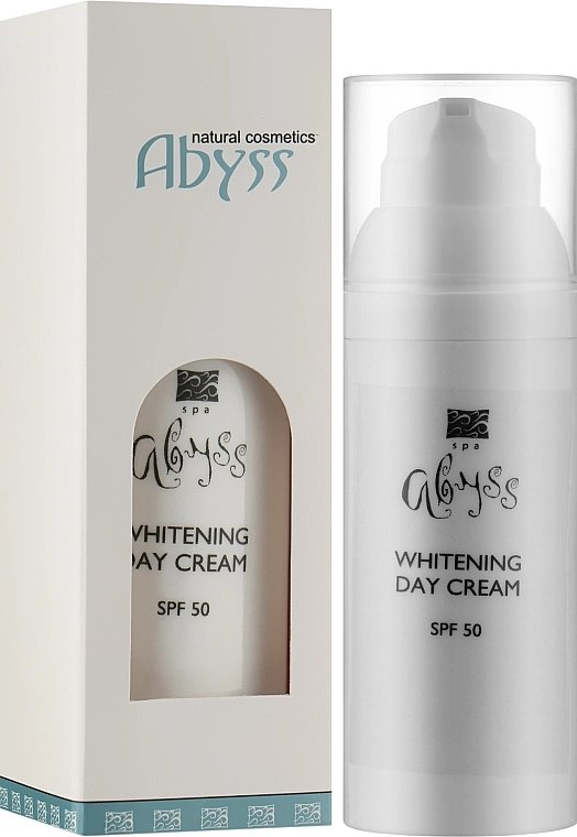 Spa Abyss Отбеливающий фотозащитный крем Whitening Day Cream SPF 50 - фото N2