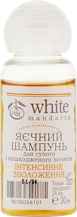 White Mandarin Шампунь для волос "Яичный" (пробник) - фото N1