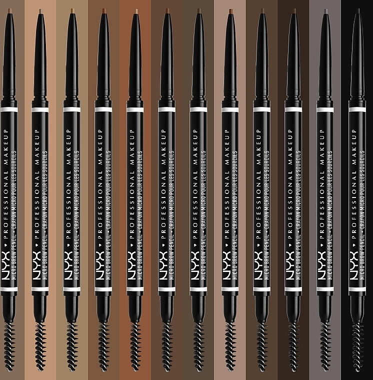 NYX Professional Makeup Micro Brow Pencil Ультратонкий карандаш для бровей - фото N4