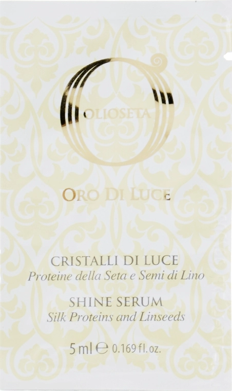 Barex Italiana Флюїд Рідкі кристали з протеїнами шовку Olioseta Cristalli Liquidi (міні) - фото N1