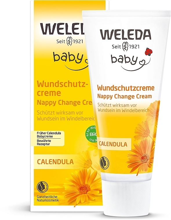 Weleda Детский крем под подгузник от опрелостей "Календула" Calendula Babycream - фото N2