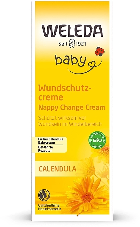 Weleda Детский крем под подгузник от опрелостей "Календула" Calendula Babycream - фото N3