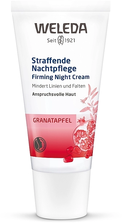 Weleda Гранатовий нічний крем-ліфтинг Granatapfel Straffende Nachtpflege - фото N2