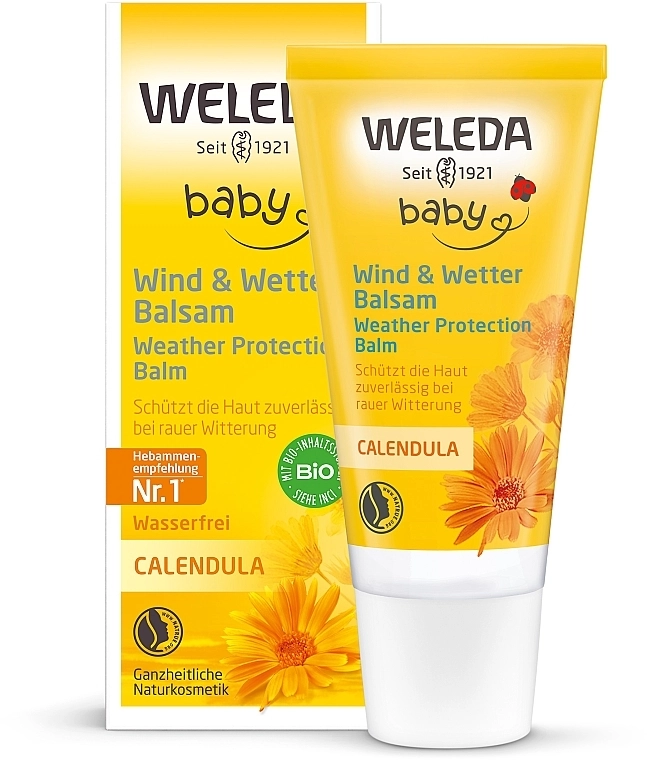 Weleda Захисний бальзам від вітру і холоду Calendula Wind-und Wattrerbalsam - фото N2