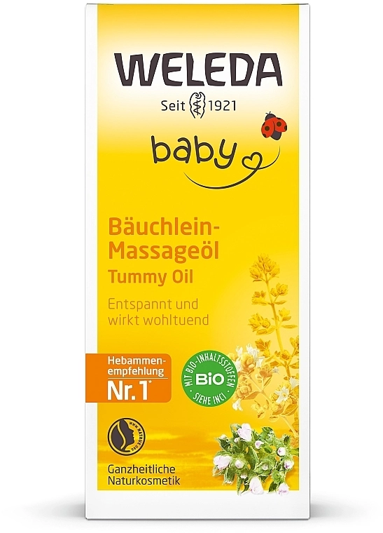 Weleda Масло від вздуття животика у немовлят Baby-Bauchleinol - фото N3