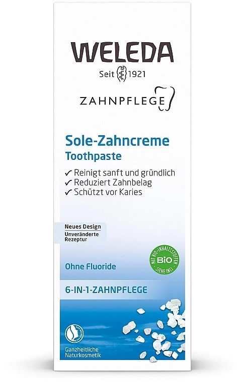 Weleda Зубна паста з мінеральною сіллю Sole-Zahncreme - фото N3