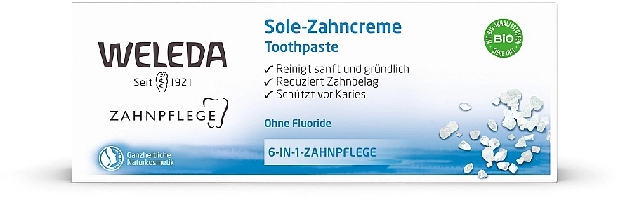 Weleda Зубна паста з мінеральною сіллю Sole-Zahncreme - фото N4