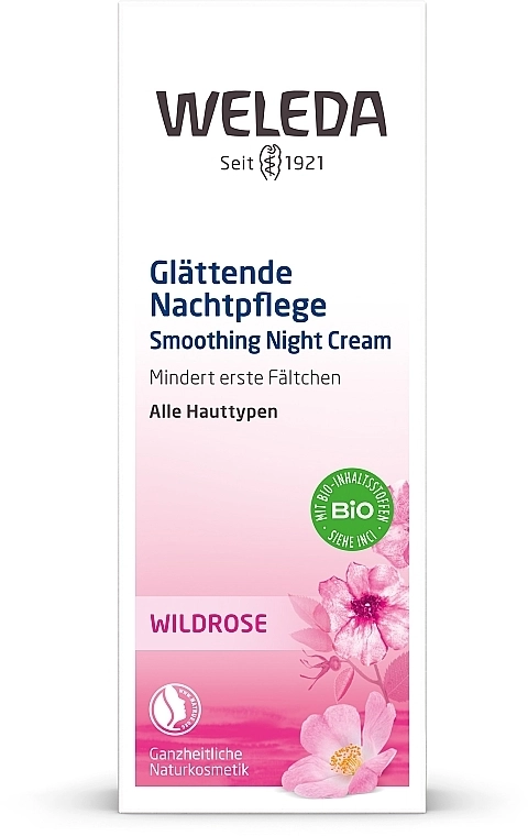 Weleda Розовый ночной крем Wildrose Nachtcreme - фото N2