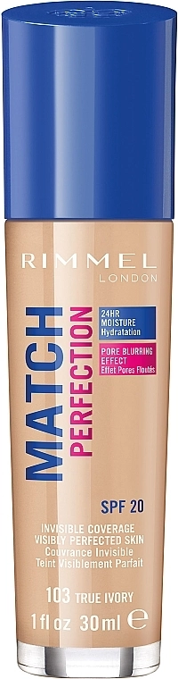 Rimmel Match Perfection Foundation Тональный крем для лица - фото N1