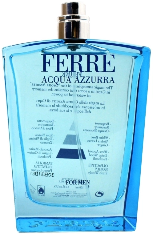 Gianfranco Ferre Acqua Azzurra Туалетная вода (тестер без крышечки) - фото N1