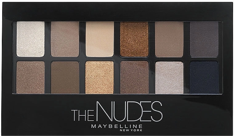 Maybelline New York The Nudes Palette Палетка тіней для повік - фото N3