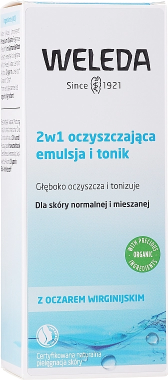 Weleda Erfrischende 2 in 1 Reinigung Erfrischende 2 in 1 Reinigung - фото N1