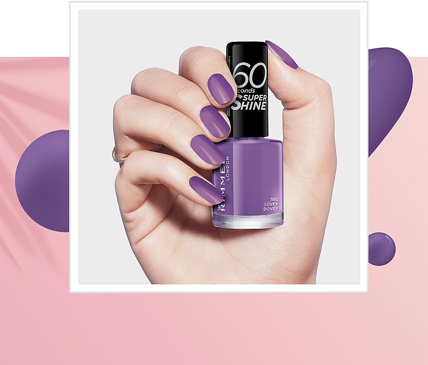 Rimmel Лак для нігтів 60 Seconds Super Shine - фото N6