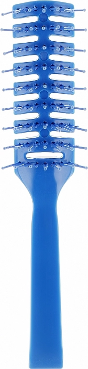Comair Фигурная щетка для волос, 7-рядная, синяя - фото N1