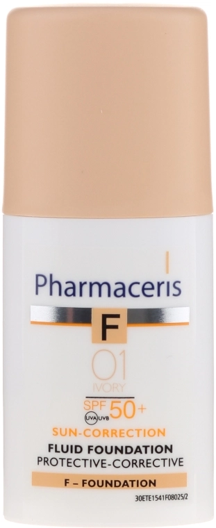 Pharmaceris F Protective-Corrective Fluid Foundation SPF 50+ Защитный тональный флюид - фото N3