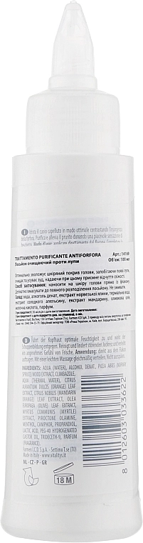 Vitality's Лосьон очищающий против перхоти Aqua Anti-Dandruff Purifying Treatment - фото N2