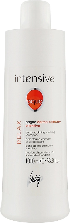 Vitality's Заспокійливий шампунь Intensive Aqua Relax Dermo-Calming Shampoo - фото N2