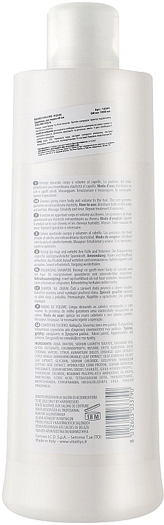 Vitality's Шампунь для объема волос Intensive Aqua Volumising Shampoo - фото N4