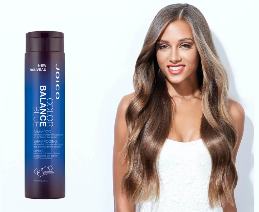 Joico Відтіночний шампунь, що відновлює баланс, блакитний Color Balance Shampoo - фото N3