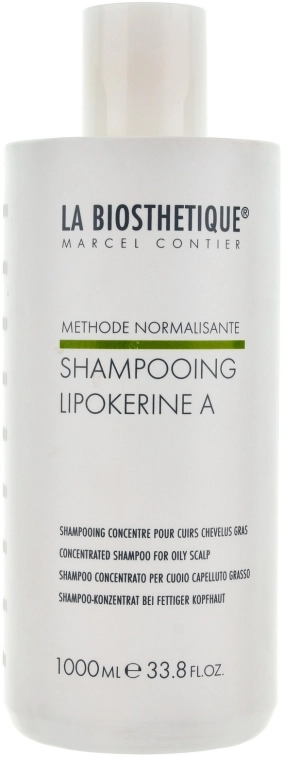 La Biosthetique Шампунь для жирной кожи головы Methode Normalisante Shampooing Lipokerine A - фото N3