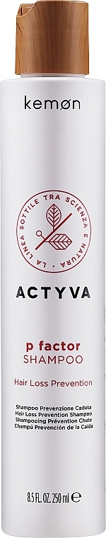 Kemon Шампунь против выпадения волос Actyva P Factor Shampoo - фото N1