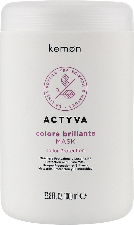 Kemon Маска для окрашенных волос Actyva Colore Brillante Mask - фото N3