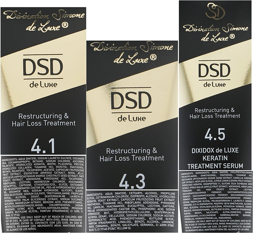 Simone DSD De Luxe Набор (sham/50ml + mask/50ml + serum/50ml) - фото N3