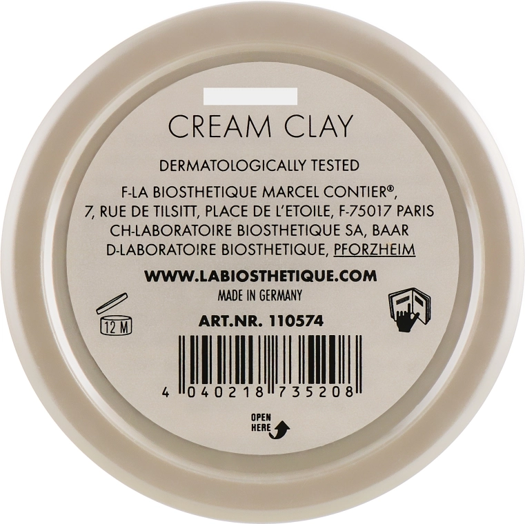 La Biosthetique Матовий крем для додання форми волоссю Cream Clay - фото N2