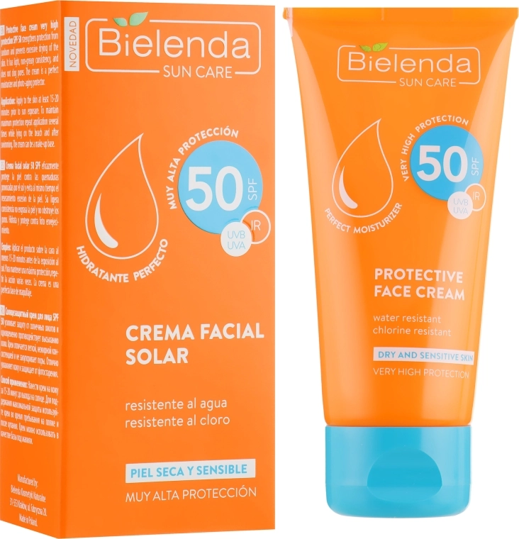 Bielenda Солнцезащитный крем для лица с матирующим эффектом SPF 50 Bikini Perfecting Tinted Face Cream - фото N1