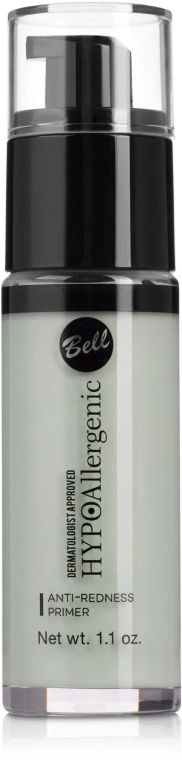 Bell Hypo Allergenic Anti-redness Primer Гипоаллергенная база под макияж, нетрализующая покраснения - фото N1