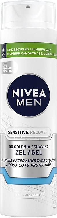 Nivea Гель для бритья "Восстанавливающий" для чувствительной кожи MEN Shaving Gel - фото N1