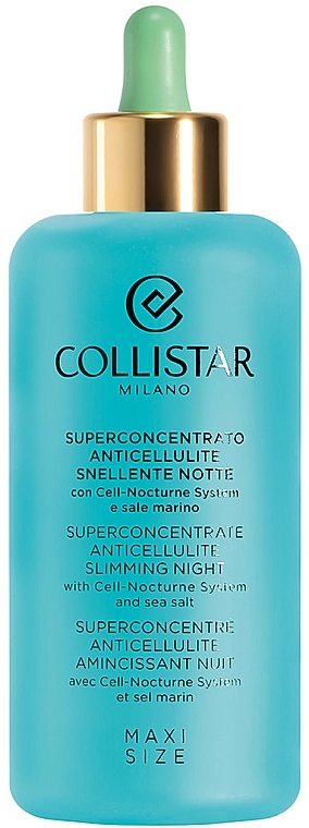 Нічний антицелюлітний суперконцентрат - Collistar Anticellulite Slimming Superconcentrate Night, 200 мл - фото N2