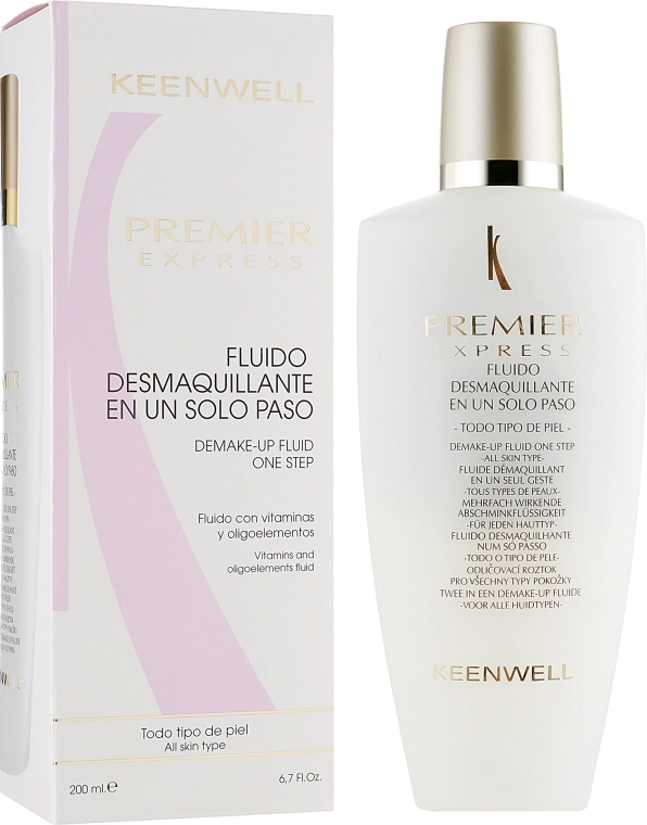 Keenwell Рідина для зняття макіяжу Premier Demake-Up Fluid One Step - фото N1