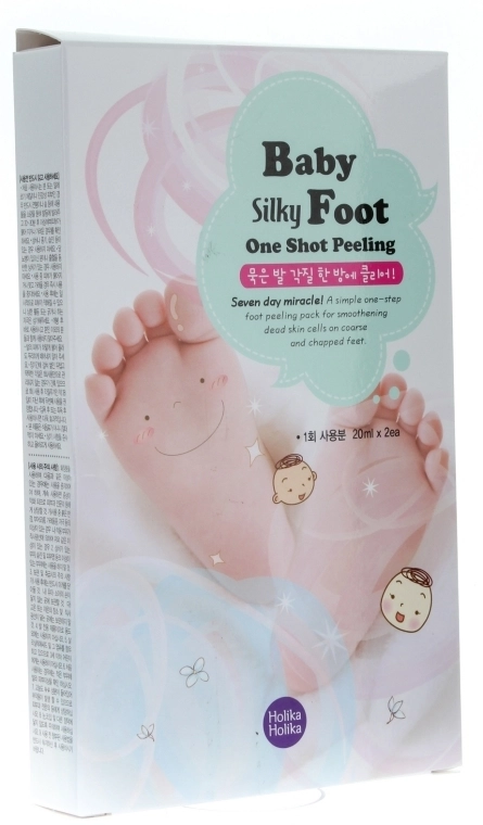 Holika Holika Пилинг для ног Baby Silky One Shot Foot Peel Mask - фото N3