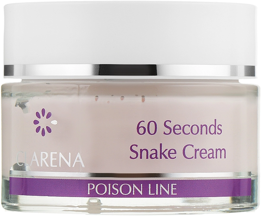 Clarena 60-секундный крем с ядом кобры Poison Line 60 Seconds Snake Cream - фото N1