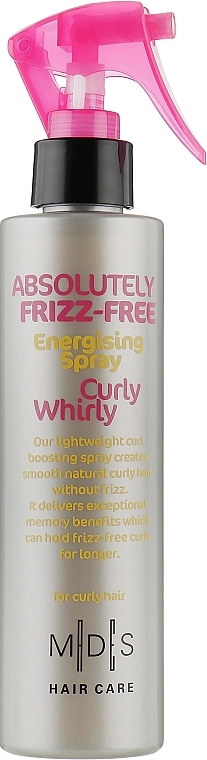 Mades Cosmetics Спрей для волосся Absolutely Frizz-Free Curly Whirly Energising Spray - фото N1