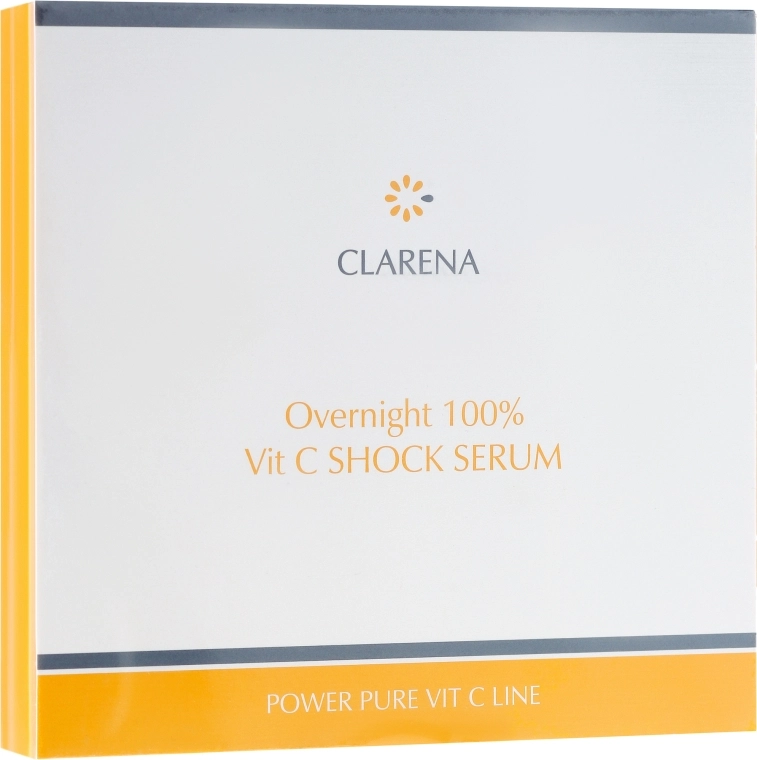 Clarena Ночная сыворотка "Шоковая терапия" Overnight 100 % Vit C Shock Serum - фото N2