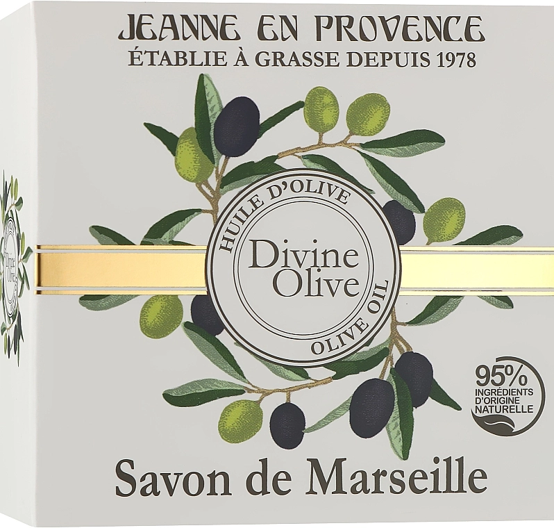 Jeanne en Provence Мыло Divine Olive Savon de Marseille - фото N1