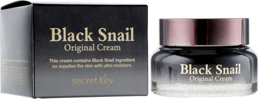 Secret Key Крем з екстрактом чорного равлика Black Snail Original Cream - фото N3